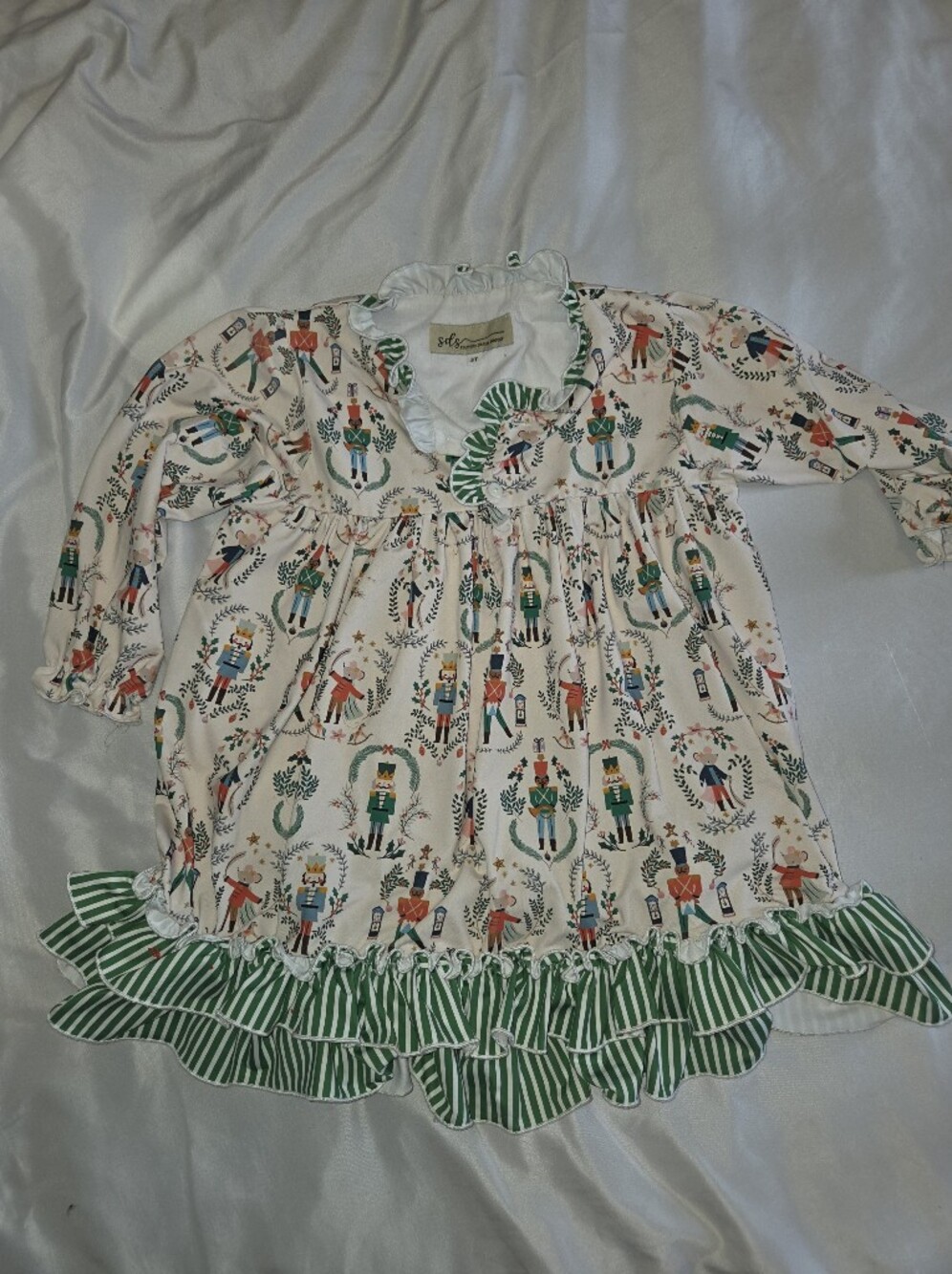 Girls Holiday Nutcracker Nightgown